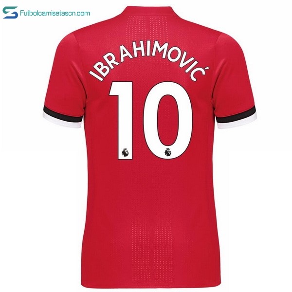 Camiseta Manchester United 1ª Ibrahimovic 2017/18